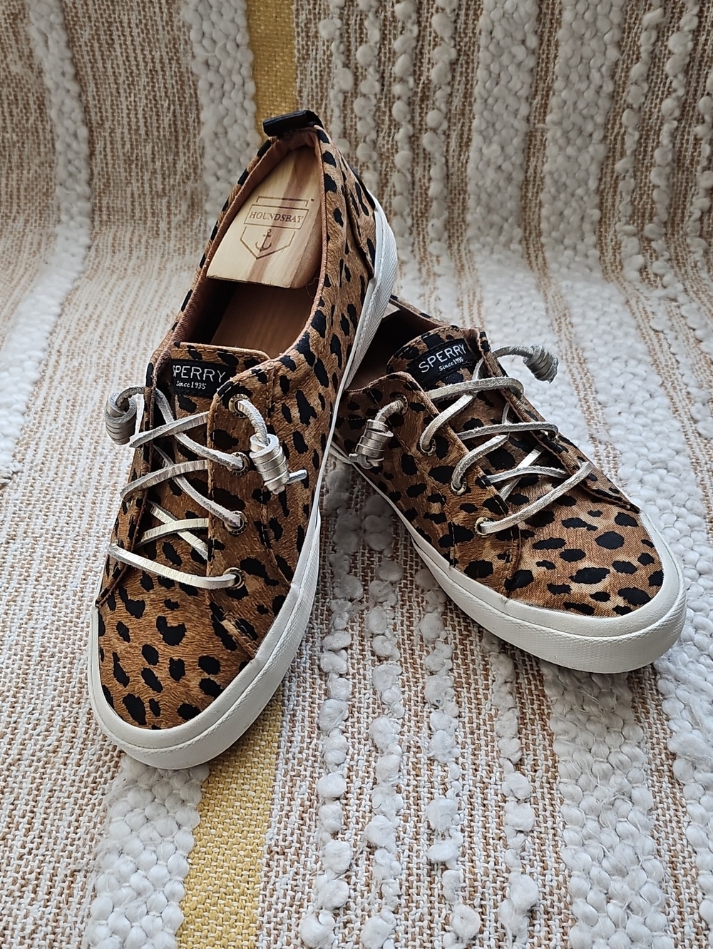 Sperry Leopard Pier Wave Canvas Lifestyle Sneakers